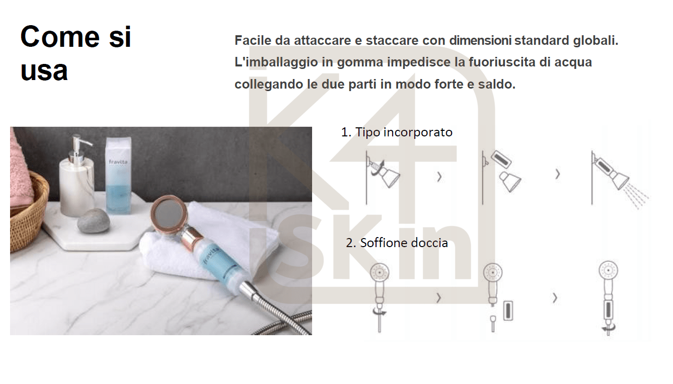 FRAVITA Filtro Doccia