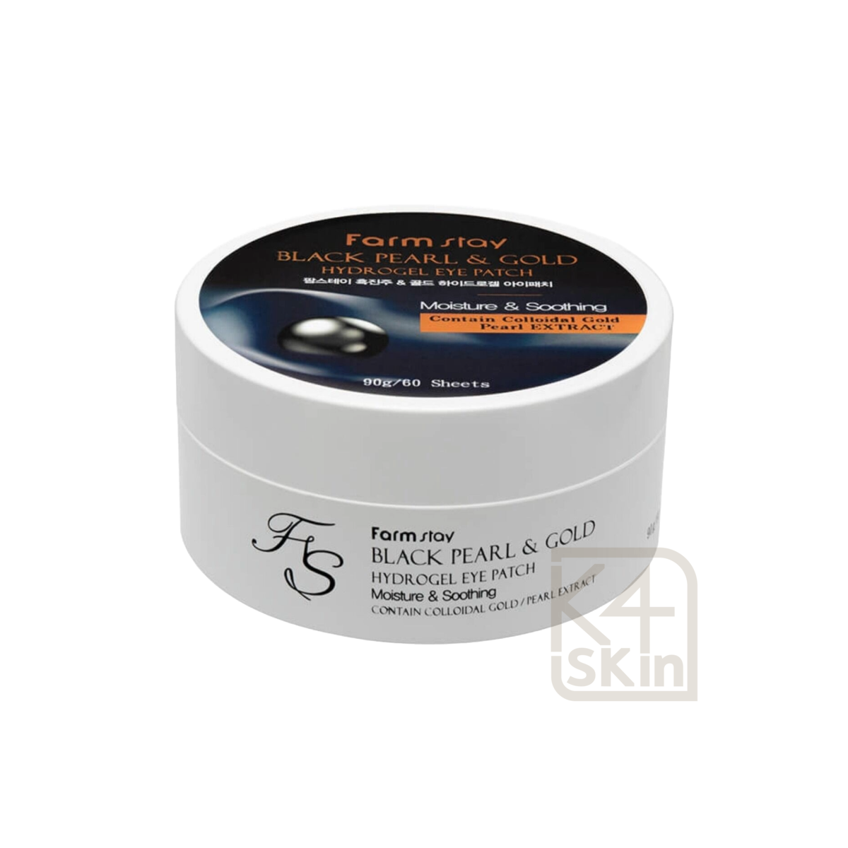 FARMSTAY BLACK PEARL&GOLD HYDRO Gel EYE PATCH